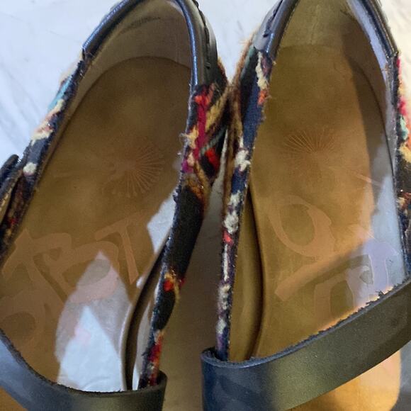 OTBT Salem Colored Yard Mary Jane Hidden Wedge Clogs Size 7.5 - Picture 10 of 11